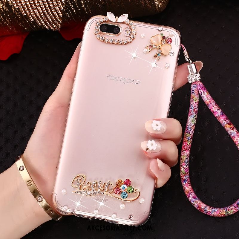 Futerał Oppo A5 Osobowość Rhinestone Złoto All Inclusive Wiszące Ozdoby Pokrowce Kup