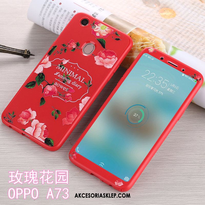 Futerał Oppo A73 Anti-fall All Inclusive Telefon Komórkowy Różowe Silikonowe Obudowa Sprzedam