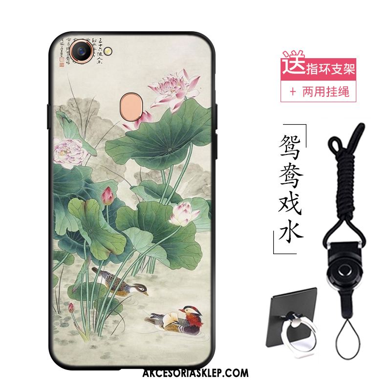 Futerał Oppo A73 Chiński Styl Telefon Komórkowy Kwiatowa Nubuku Miękki Pokrowce Online