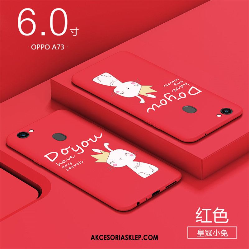 Futerał Oppo A73 Osobowość Czerwony Telefon Komórkowy Kreatywne Ochraniacz Etui Tanie