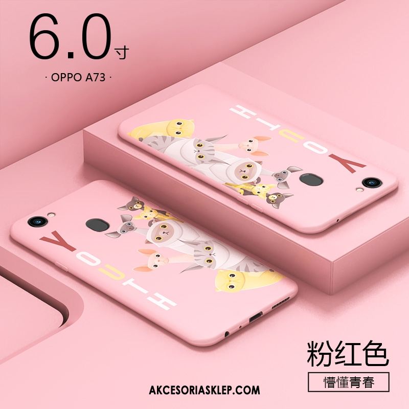 Futerał Oppo A73 Osobowość Czerwony Telefon Komórkowy Kreatywne Ochraniacz Etui Tanie