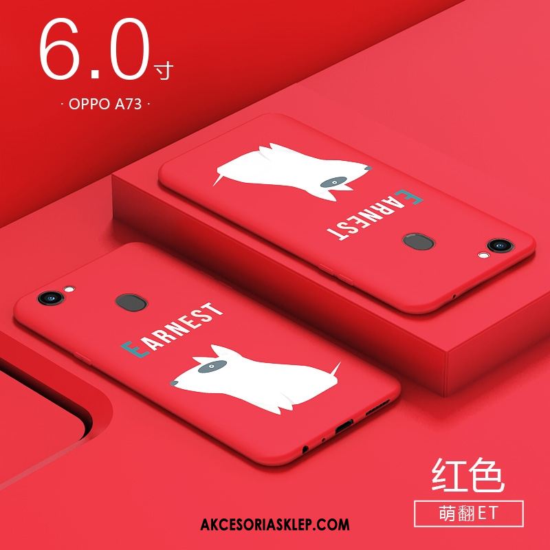Futerał Oppo A73 Osobowość Czerwony Telefon Komórkowy Kreatywne Ochraniacz Etui Tanie