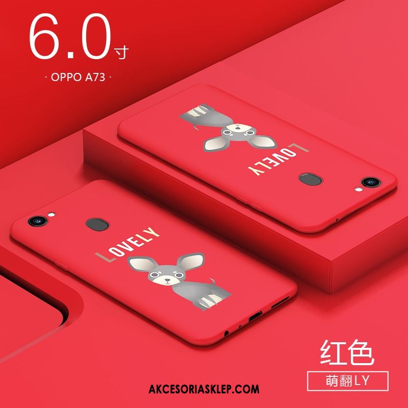 Futerał Oppo A73 Osobowość Czerwony Telefon Komórkowy Kreatywne Ochraniacz Etui Tanie