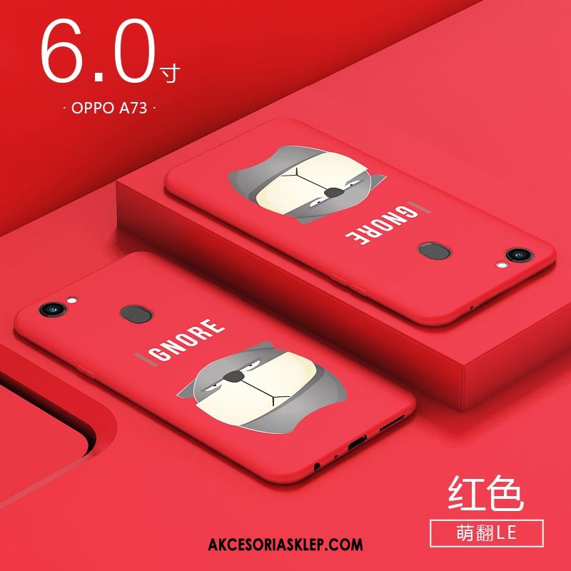 Futerał Oppo A73 Osobowość Czerwony Telefon Komórkowy Kreatywne Ochraniacz Etui Tanie