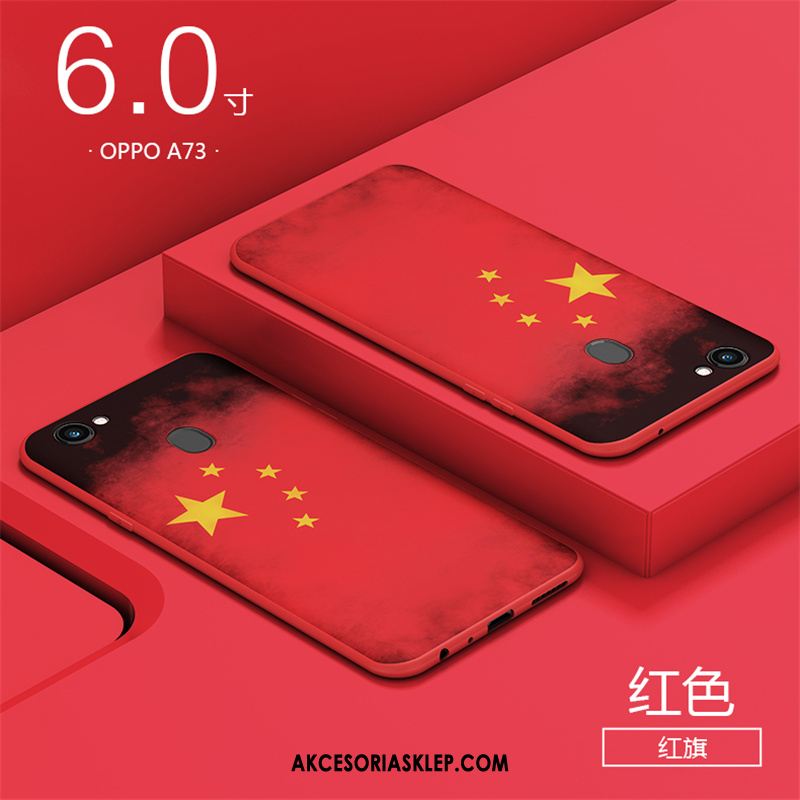 Futerał Oppo A73 Osobowość Czerwony Telefon Komórkowy Kreatywne Ochraniacz Etui Tanie