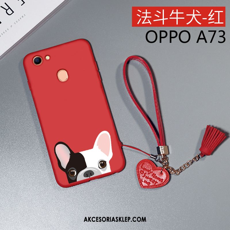 Futerał Oppo A73 Silikonowe Osobowość Tendencja Czarny Anti-fall Pokrowce Online