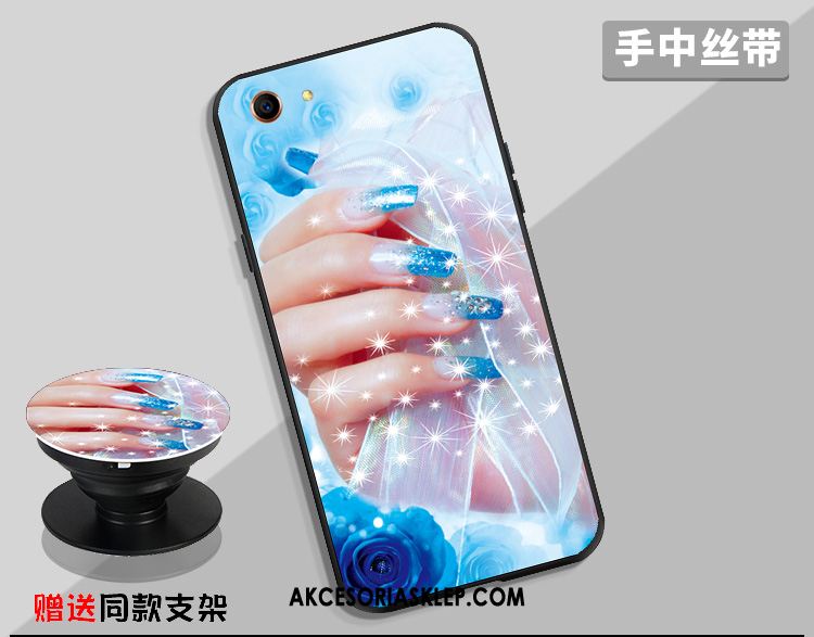 Futerał Oppo A83 Niebieski Miękki Wspornik Telefon Komórkowy Moda Etui Tanie