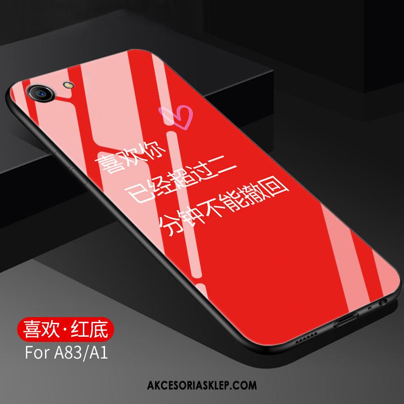 Futerał Oppo A83 Szkło All Inclusive Zakochani Silikonowe Czerwony Etui Kup