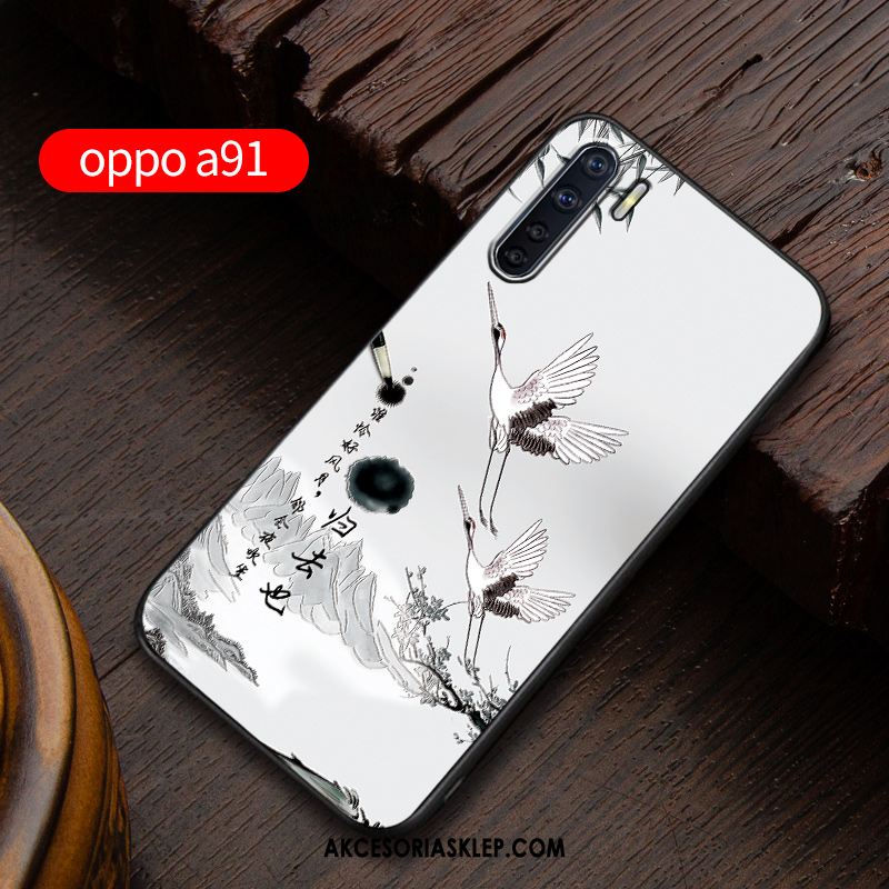 Futerał Oppo A91 Nubuku Anti-fall Osobowość All Inclusive Telefon Komórkowy Pokrowce Tanie