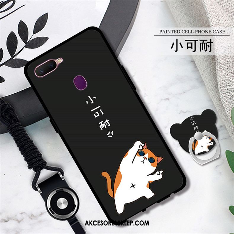 Futerał Oppo Ax7 Miękki Wiszące Ozdoby Czarny Tendencja Telefon Komórkowy Etui Sprzedam