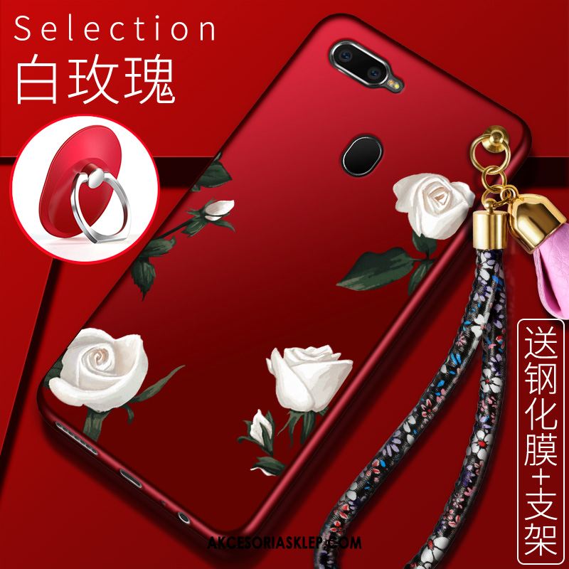 Futerał Oppo Ax7 Ochraniacz Miękki Czerwony Telefon Komórkowy All Inclusive Obudowa Tanie