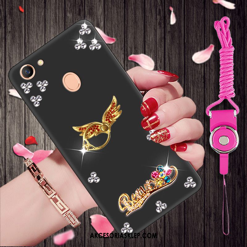 Futerał Oppo F7 Czarny Tendencja Kreatywne Rhinestone Osobowość Pokrowce Sklep