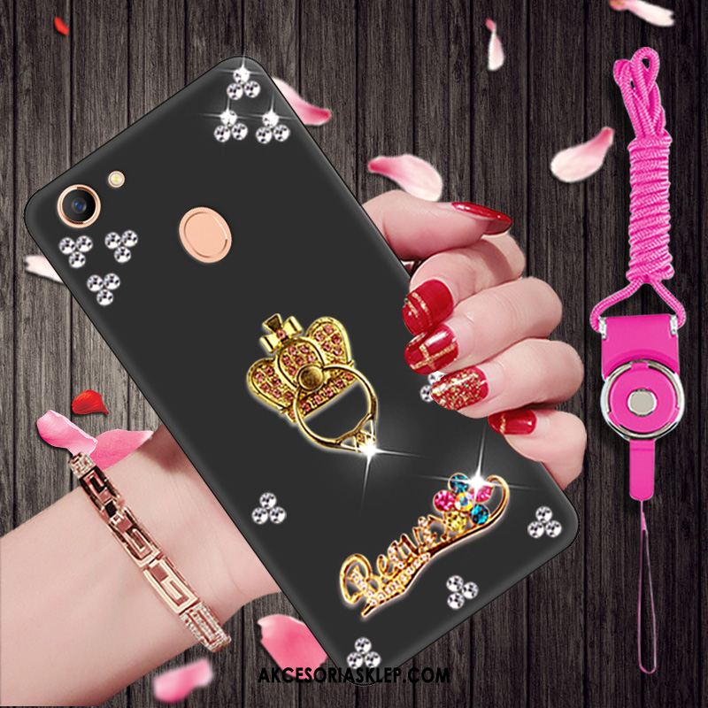 Futerał Oppo F7 Czarny Tendencja Kreatywne Rhinestone Osobowość Pokrowce Sklep