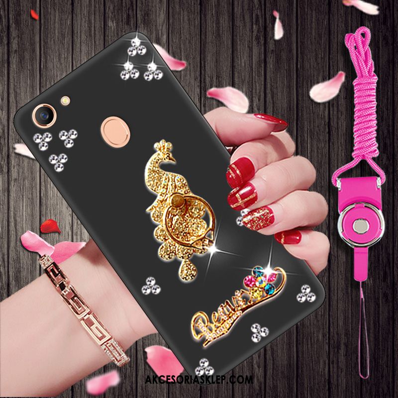 Futerał Oppo F7 Czarny Tendencja Kreatywne Rhinestone Osobowość Pokrowce Sklep