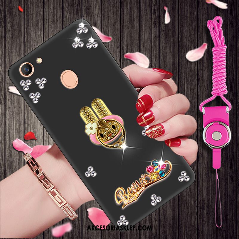 Futerał Oppo F7 Czarny Tendencja Kreatywne Rhinestone Osobowość Pokrowce Sklep