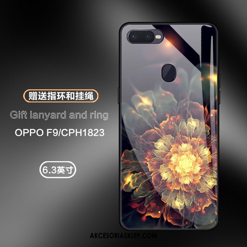 Futerał Oppo F9 Różowy Tendencja Szkło Anti-fall Czerwony Pokrowce Sprzedam