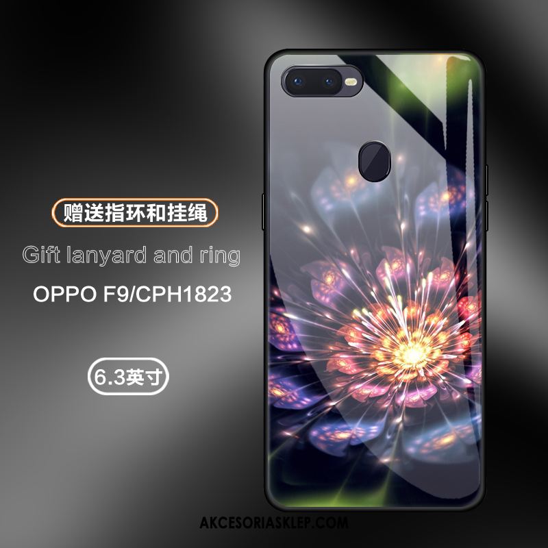 Futerał Oppo F9 Różowy Tendencja Szkło Anti-fall Czerwony Pokrowce Sprzedam