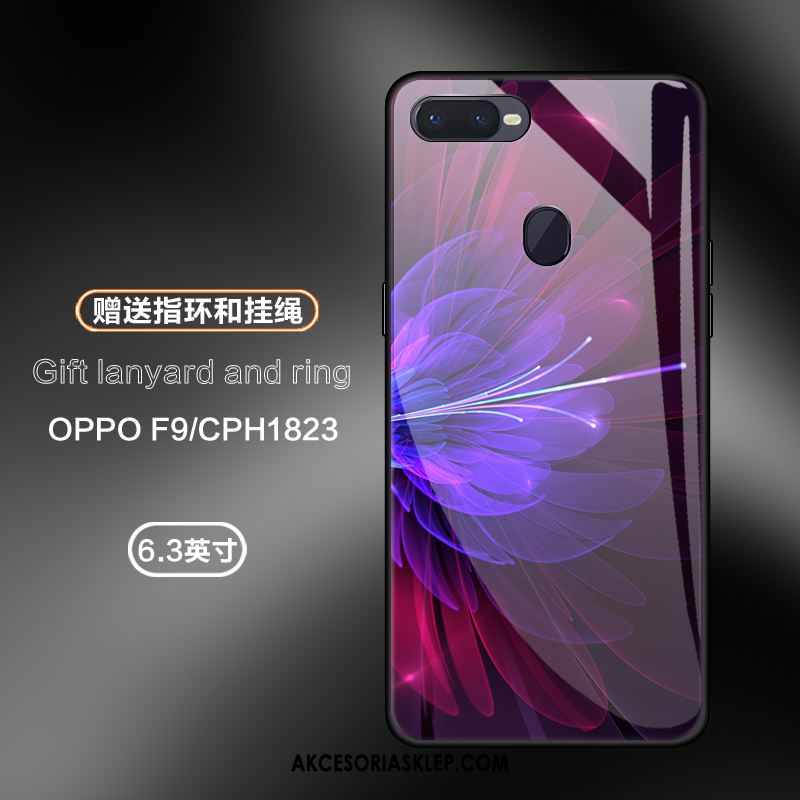 Futerał Oppo F9 Różowy Tendencja Szkło Anti-fall Czerwony Pokrowce Sprzedam