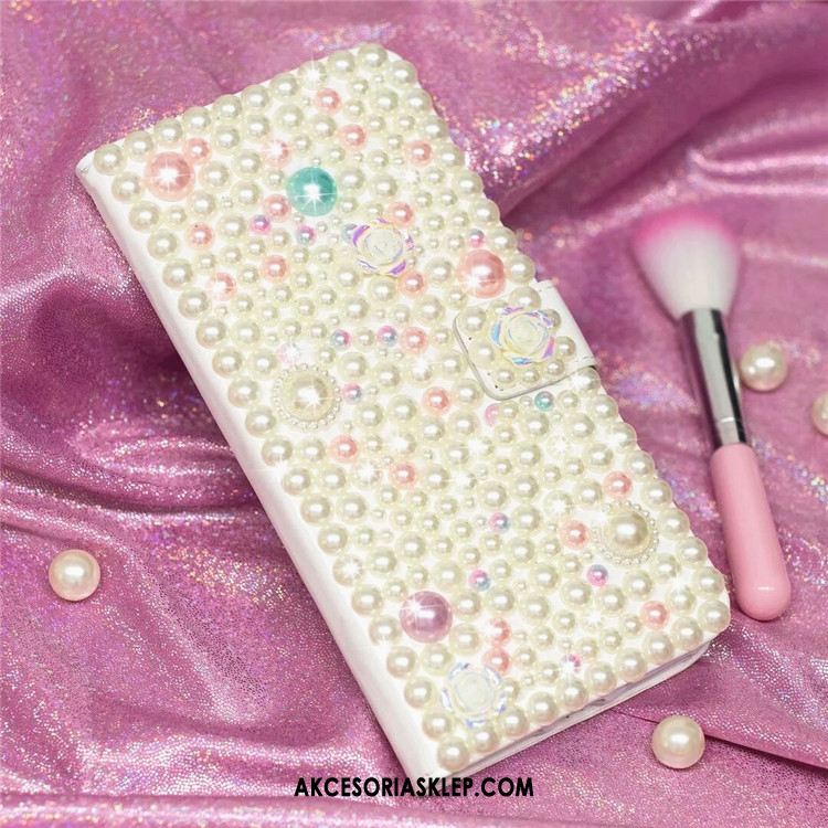 Futerał Oppo F9 Starry Klapa Rhinestone Telefon Komórkowy Wspornik Anti-fall Obudowa Tanie