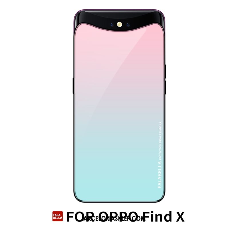 Futerał Oppo Find X All Inclusive Anti-fall Telefon Komórkowy Skórzany Futerał Purpurowy Pokrowce Tanie