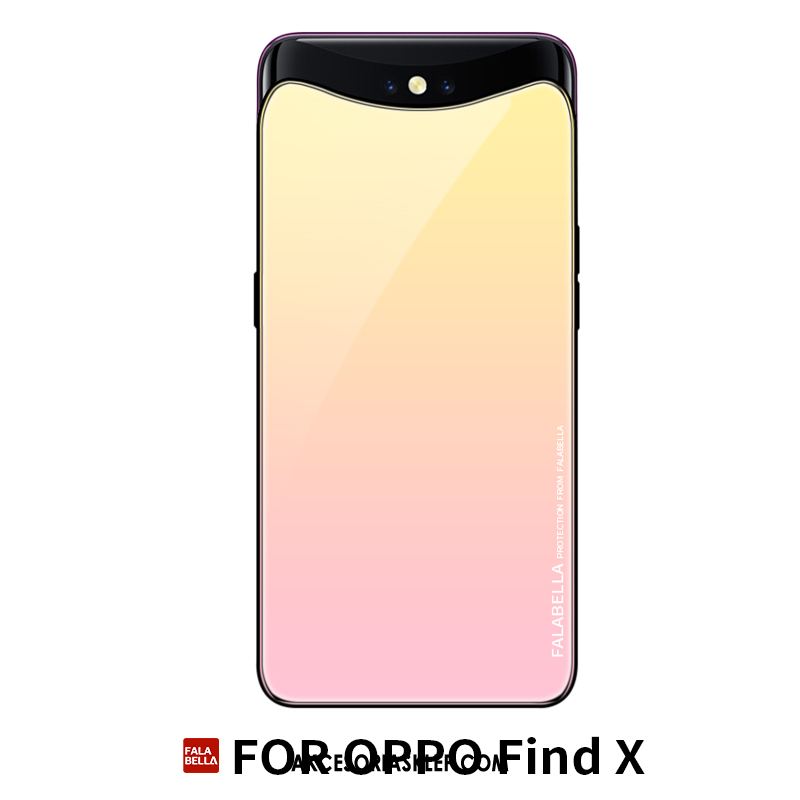 Futerał Oppo Find X All Inclusive Anti-fall Telefon Komórkowy Skórzany Futerał Purpurowy Pokrowce Tanie