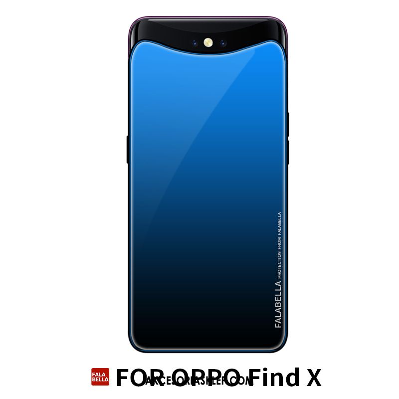 Futerał Oppo Find X All Inclusive Anti-fall Telefon Komórkowy Skórzany Futerał Purpurowy Pokrowce Tanie