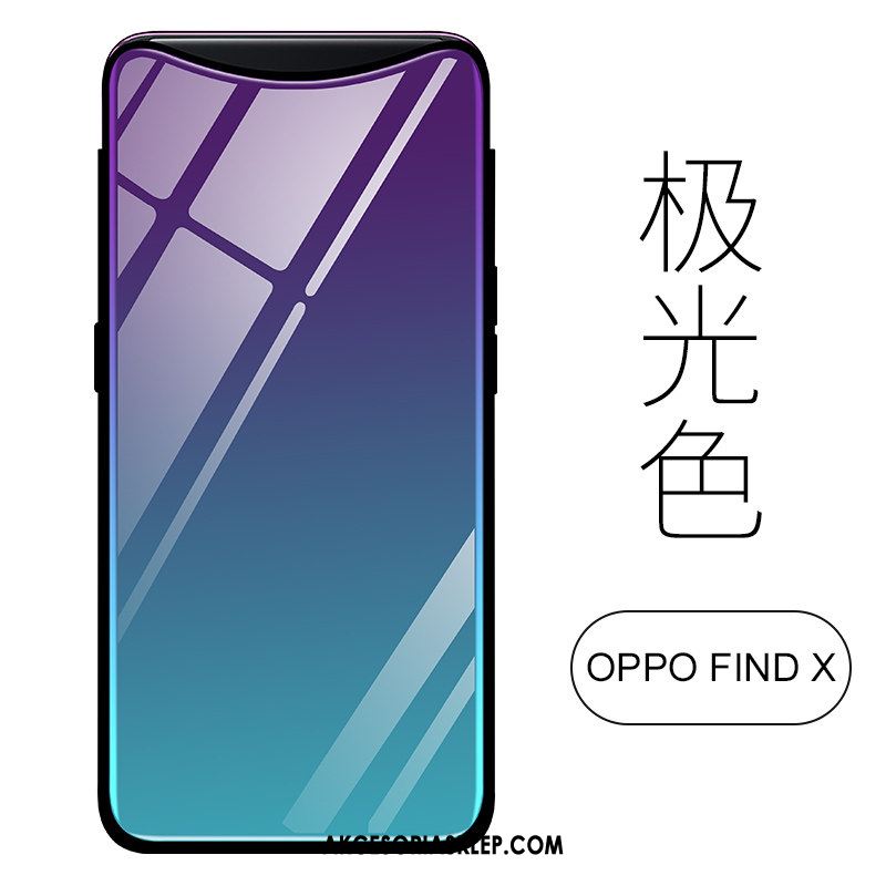 Futerał Oppo Find X Niebieski Silikonowe Kreatywne Telefon Komórkowy Tendencja Etui Kupię