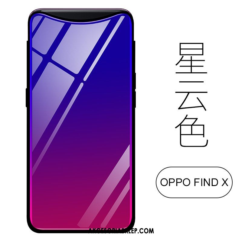 Futerał Oppo Find X Niebieski Silikonowe Kreatywne Telefon Komórkowy Tendencja Etui Kupię