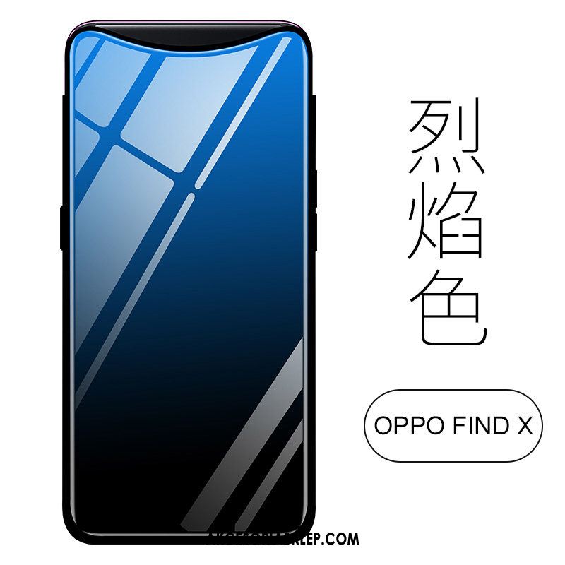 Futerał Oppo Find X Niebieski Silikonowe Kreatywne Telefon Komórkowy Tendencja Etui Kupię