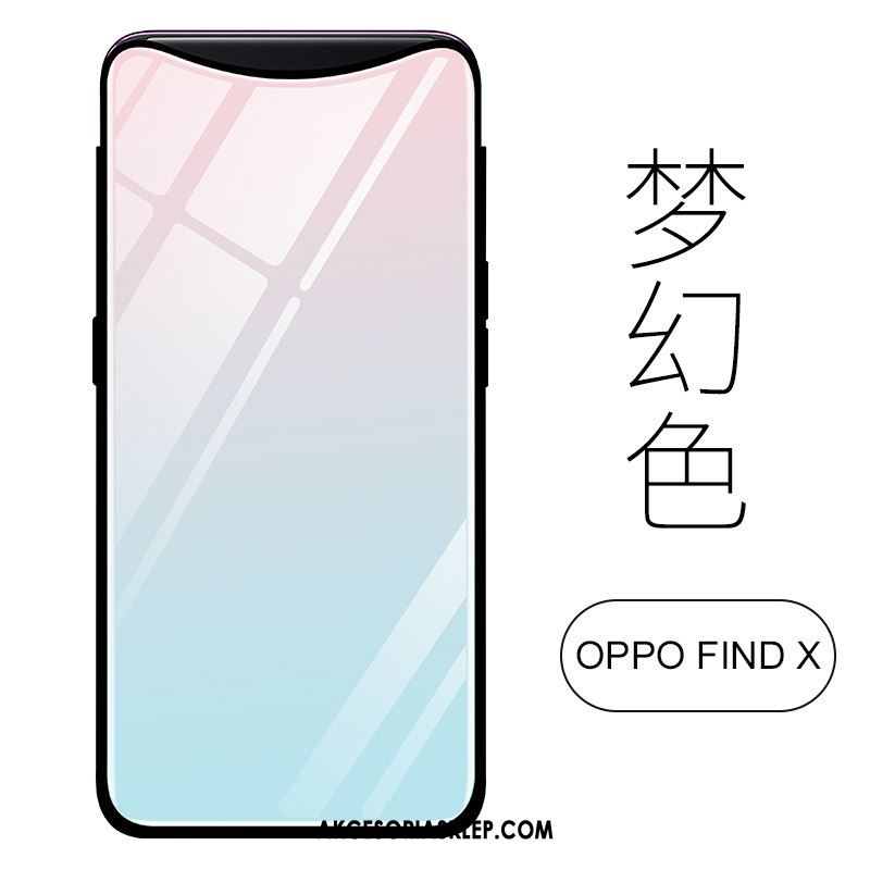 Futerał Oppo Find X Niebieski Silikonowe Kreatywne Telefon Komórkowy Tendencja Etui Kupię