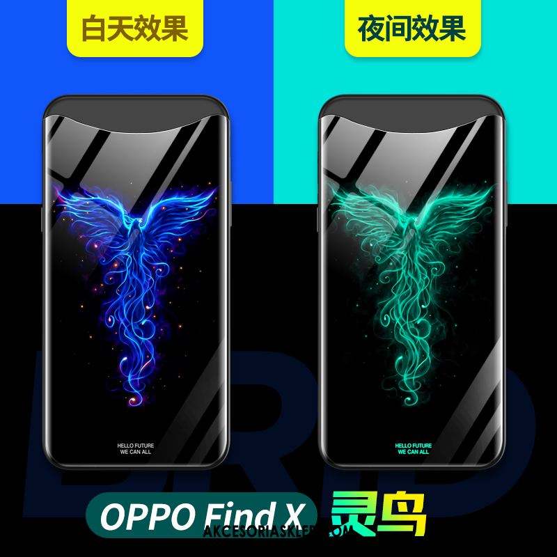 Futerał Oppo Find X Tendencja Czerwony Netto Osobowość Kreatywne Telefon Komórkowy Pokrowce Dyskont