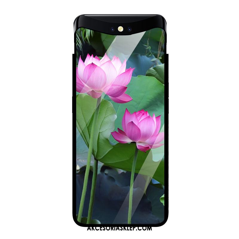 Futerał Oppo Find X Vintage Zielony Szkło Hartowane Kwiaty All Inclusive Etui Sprzedam