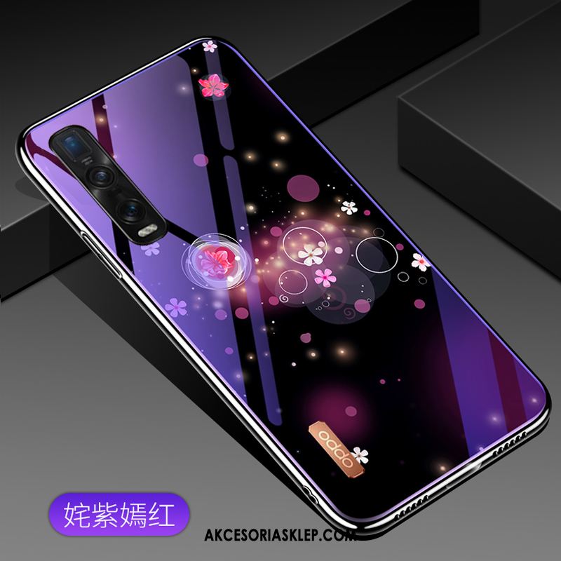 Futerał Oppo Find X2 Pro Czerwony Netto Miękki Szkło All Inclusive Anti-fall Etui Sprzedam