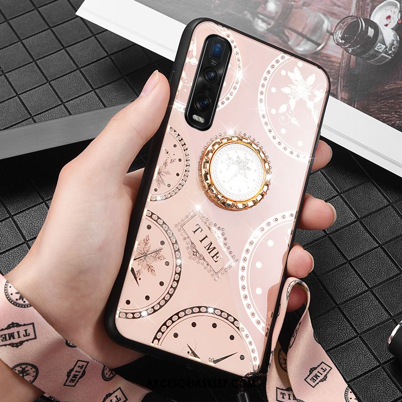 Futerał Oppo Find X2 Pro Rhinestone Anti-fall Szkło Trudno Nowy Etui Online