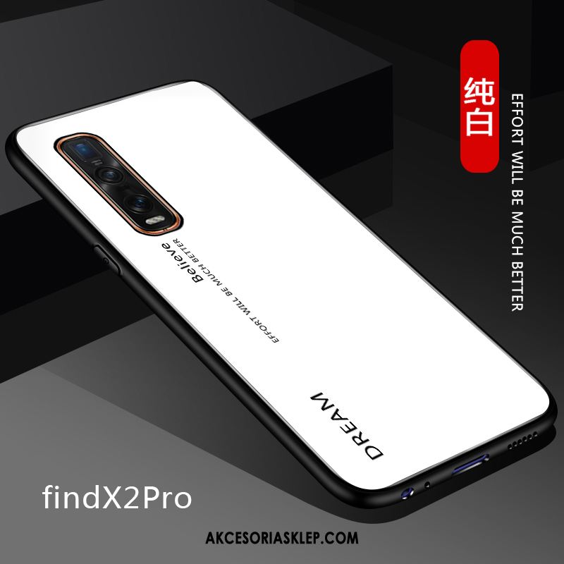 Futerał Oppo Find X2 Pro Skóra Ochraniacz Gradient Dostosowane Purpurowy Etui Sklep