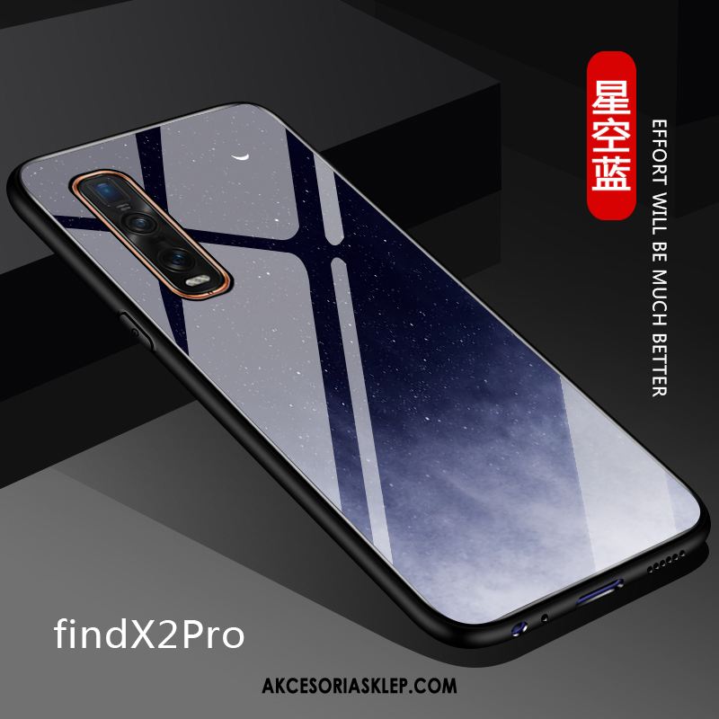 Futerał Oppo Find X2 Pro Skóra Ochraniacz Gradient Dostosowane Purpurowy Etui Sklep