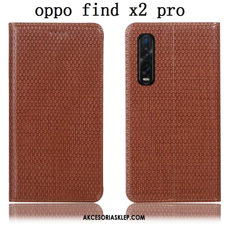 Futerał Oppo Find X2 Pro Wzór Telefon Komórkowy Skórzany Futerał Ochraniacz Pokrowce Sklep