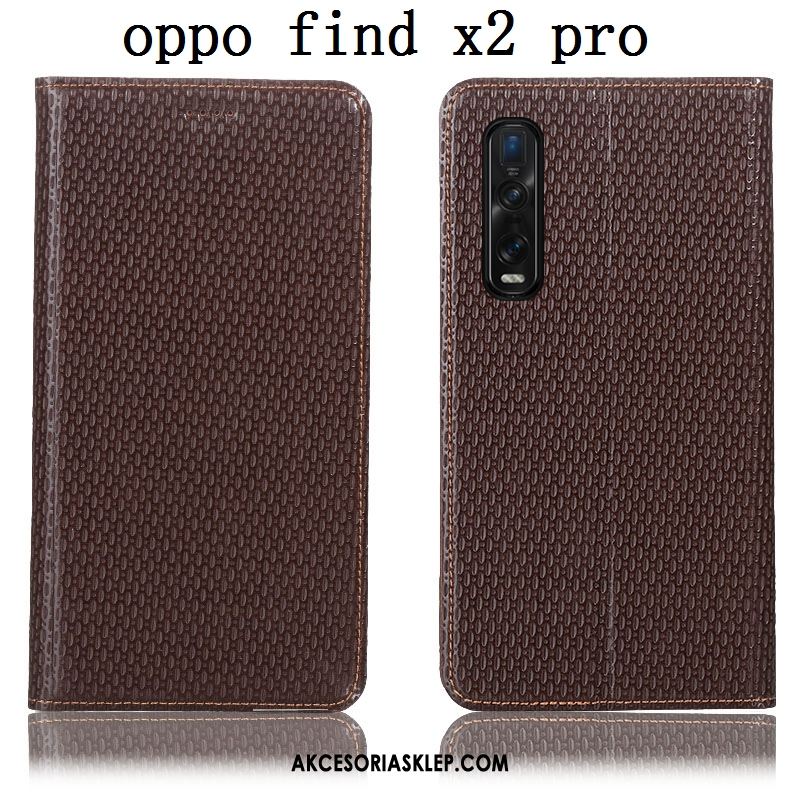 Futerał Oppo Find X2 Pro Wzór Telefon Komórkowy Skórzany Futerał Ochraniacz Pokrowce Sklep