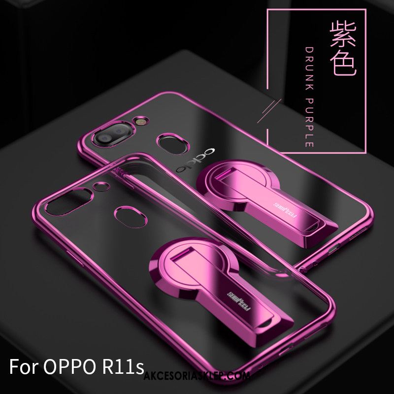 Futerał Oppo R11s All Inclusive Balon Anti-fall Przezroczysty Wspornik Etui Sklep