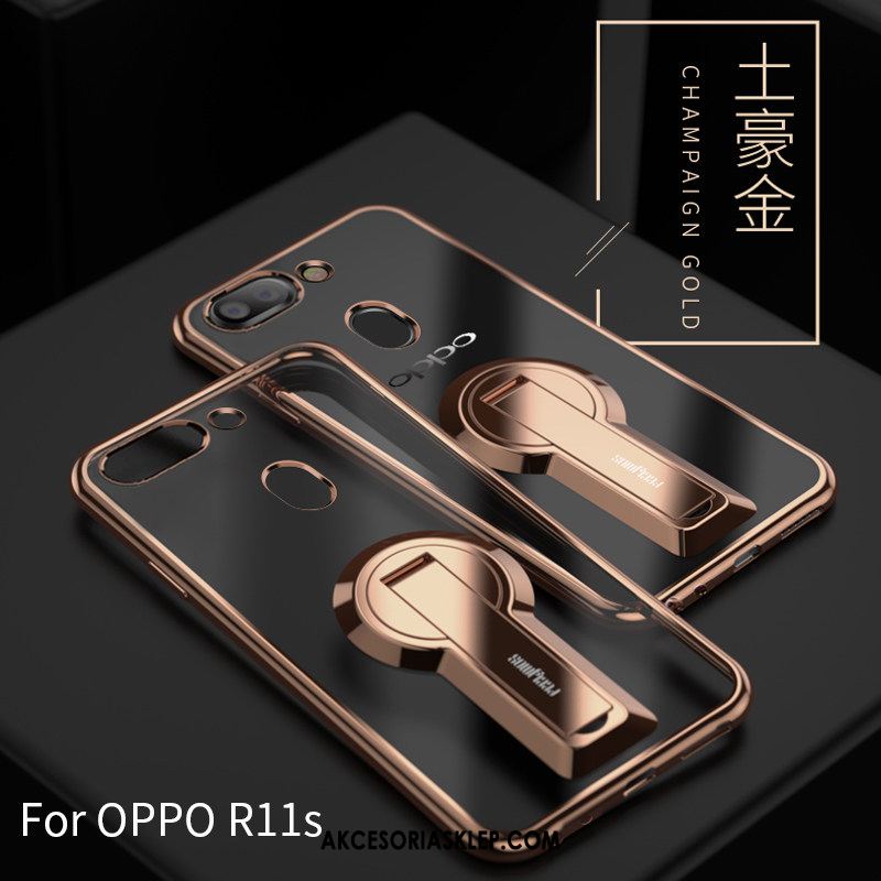 Futerał Oppo R11s All Inclusive Balon Anti-fall Przezroczysty Wspornik Etui Sklep