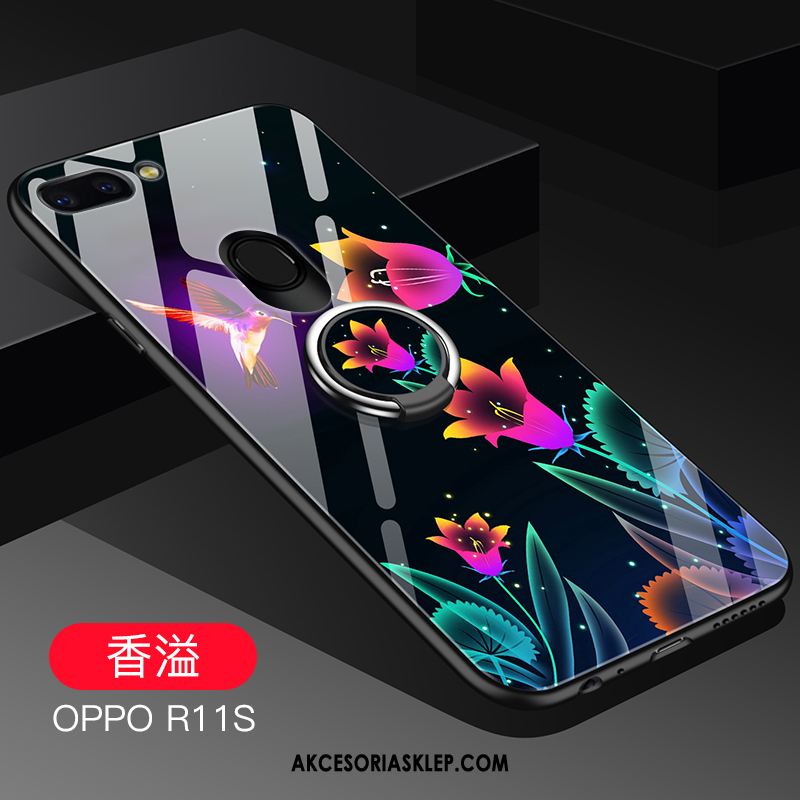 Futerał Oppo R11s Nubuku All Inclusive Tendencja Szkło Czarny Tanie