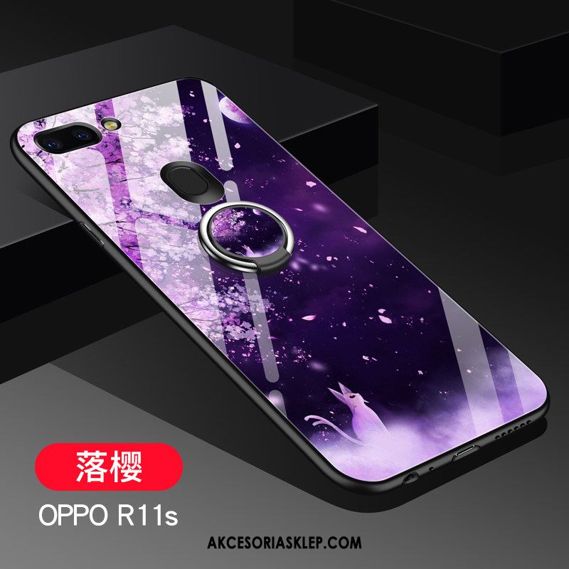 Futerał Oppo R11s Nubuku All Inclusive Tendencja Szkło Czarny Tanie