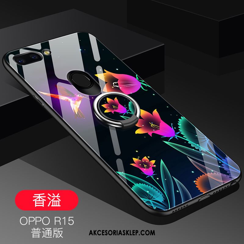 Futerał Oppo R15 Kreatywne Silikonowe Trudno Niebieski Nubuku Obudowa Tanie