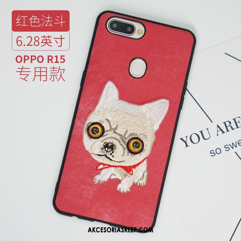Futerał Oppo R15 Piękny Czerwony Netto Telefon Komórkowy Zakochani Tendencja Etui Online
