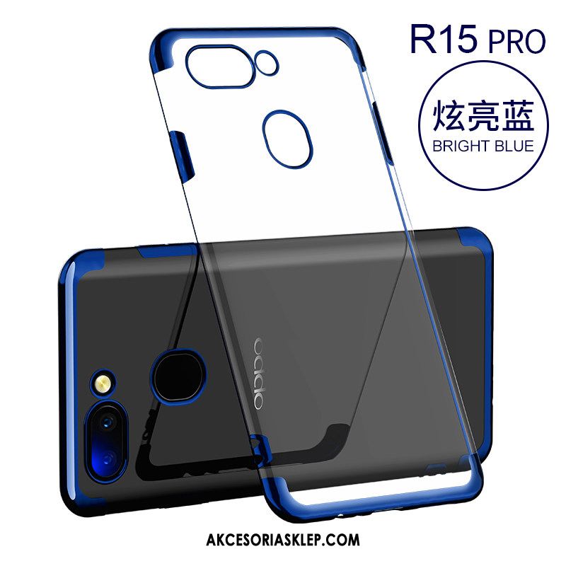 Futerał Oppo R15 Pro Wiatr Przezroczysty Anti-fall Cienkie Luksusowy Obudowa Dyskont