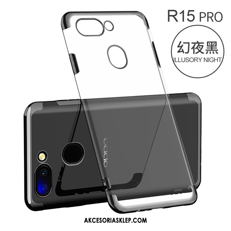 Futerał Oppo R15 Pro Wiatr Przezroczysty Anti-fall Cienkie Luksusowy Obudowa Dyskont