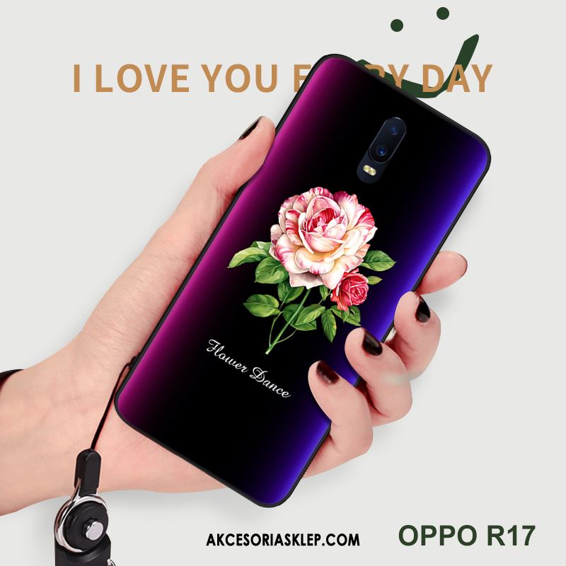 Futerał Oppo R17 All Inclusive Silikonowe Czerwony Czerwony Netto Anti-fall Pokrowce Dyskont