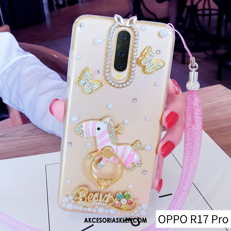 Futerał Oppo R17 Pro Miękki Nowy Ring Osobowość Kreatywne Pokrowce Tanie