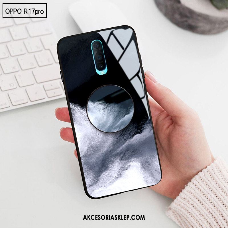 Futerał Oppo R17 Pro Ochraniacz Kreatywne Zakochani Trudno Czarny Obudowa Kup