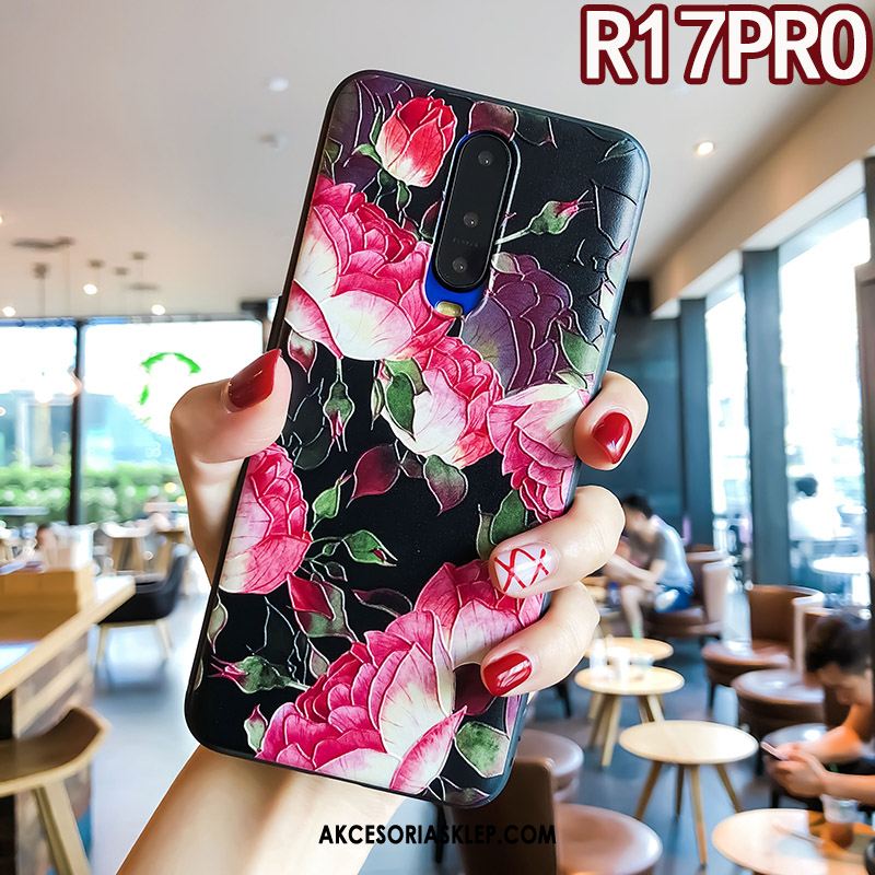 Futerał Oppo R17 Pro Osobowość Cienkie Czarny Telefon Komórkowy All Inclusive Etui Sklep